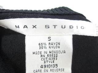 MAX STUDIO Black Pink Trim Cardigan Dress Set Sz S  