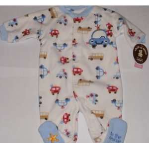   Carters Footed Pajamas Sleep & Play   0 3 Months   Police Car: Baby