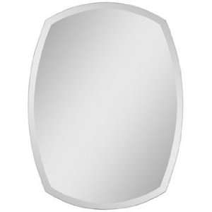    Rounded Rectangle Frameless 32 High Wall Mirror: Home & Kitchen