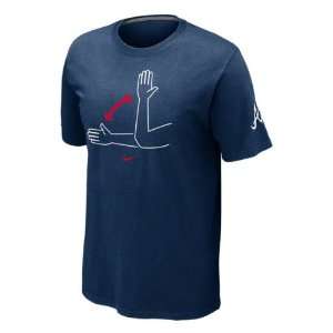  Atlanta Braves Navy Nike 2012 Tomahawk Local T Shirt 