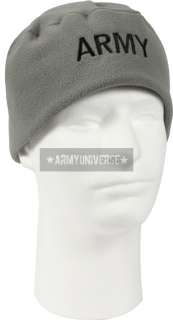 Military Embroidered Winter Fleece Hat Beanie Watch Cap  