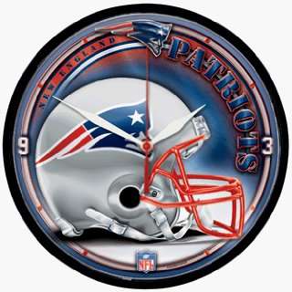   New England Patriots Team Logo Wall Clock *SALE*: Sports & Outdoors