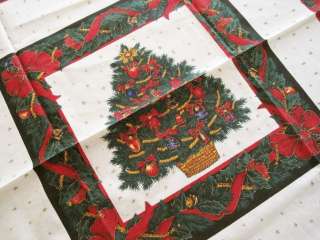 Lovely Christmas Tree Décor Cotton Table Cloth F  