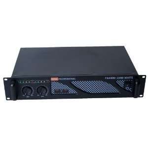  PA 4400 Power Amplifier, 2200 Watts Musical Instruments