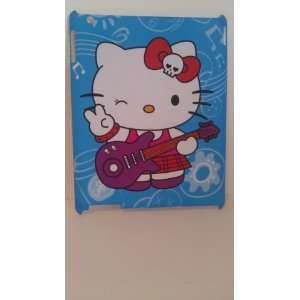  Lovely Hello Kitty   Guitar   Hard Red Case for the iPad 3 