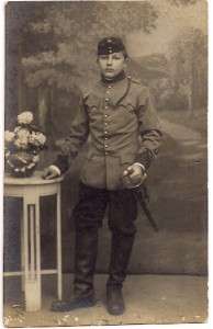 AUSTRO HUNGARIAN ARMY JEWISH SOLDIER REAL PHOTO WWI AUSTRIA CABINET 