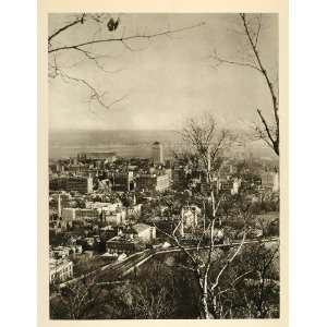  1935 Montreal Quebec Canada Mount Royal Photogravure 