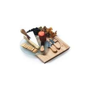   Board with Square Rubberwood Swivel Base for Tool Storage: Home