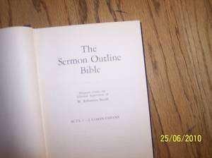 the sermon outline bible  