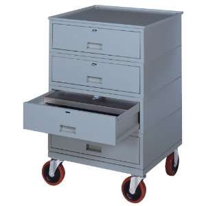 Lyon DD3145 Tool Stand with 4 Drawers, 22 1/4 Width x 20 1/2 Depth x 