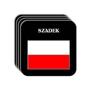  Poland   SZADEK Set of 4 Mini Mousepad Coasters 