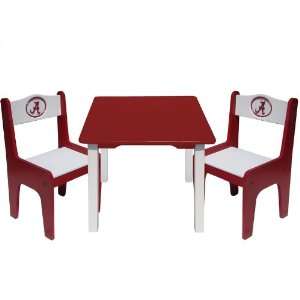  Alabama Crimson Tide Table And Chair Set: Home & Kitchen