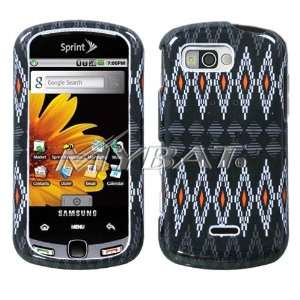 SAMSUNG: M900 (Moment) Digital Argyle Black Phone Protector Cover