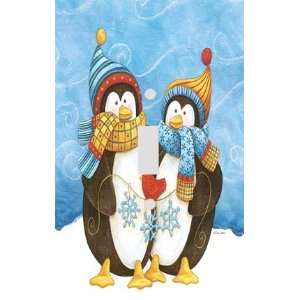  Holiday Penguins Decorative Switchplate Cover