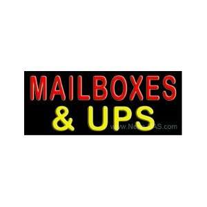 Mailboxes UPS Outdoor Neon Sign 13 x 32 