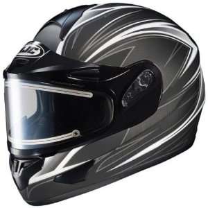 HJC CL 16 Razz Matte Black Snow Helmet with Dual Lens Shield   Size 