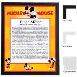  11 x 14 Disney Mickey Mouse Scroll Toys & Games