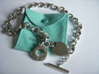 Tiffany & Co. Sterling Heart Tag Toggle Link Necklace 16  