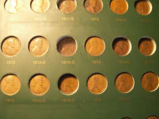   269) Lincoln Head Penny partial set   in Coin Collector album  