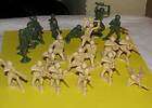 27 VINTAGE WWII ERA PLASTIC TOY SOLDIERS,MILIT​ARY ARMY,NAVY 