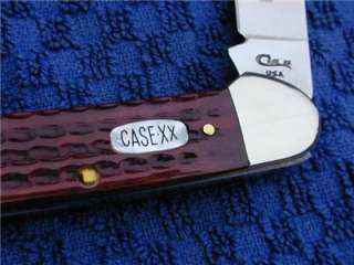 CASE XX 1998 PEARL PREMIER OLD RED PW CANOE KNIFE 1/100 RARE DISC. MOP 