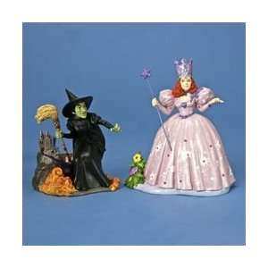  Wizard of Oz Good Witch & Bad Witch Figurines