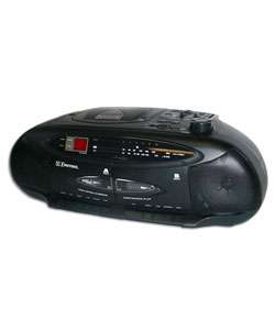 Emerson Portable CD Boombox with Dual Cassette (Refurbished 