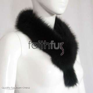 New Fox Fur Scarf/Shawl/Wrap/Stole/Muffle/Collar/Cape  