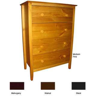 Scandinavia Solid Pine 4 drawer Dresser  