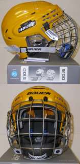 New Bauer 5100 Hockey Helmet Combo   Gold  