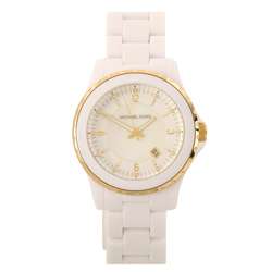   Kors Womens MK5249 White Acrylic Bracelet Watch  