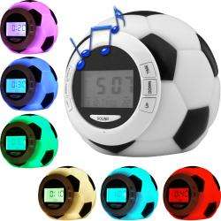 Color Changing Soccer Alarm Clock  