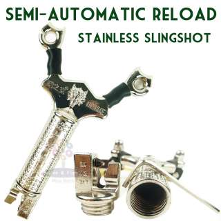   slingshot Semi automatic Reload System Catapult ammo holder handle