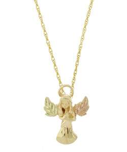 Black Hills Gold Guardian Angel Necklace  Overstock