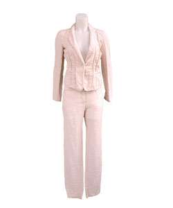 Emporio Armani Peach Linen Suit  