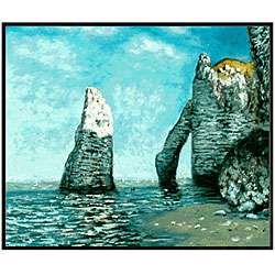   Monet The Cliffs at Etretat Hand painted Canvas Art  