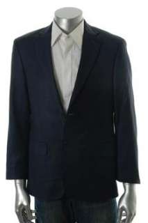 Tasso Elba Mens Suit Jacket Blue BHFO 38S  