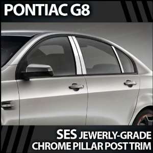  2008 2010 Pontiac G8 6pc. SES Chrome Pillar Trim Covers 