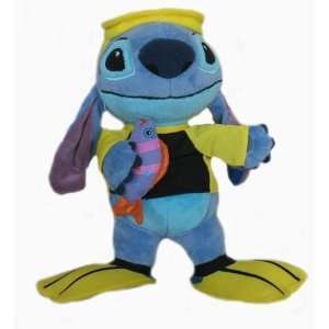   : Disney Lilo & Stitch 10 Snorkeling Stitch Plush Doll: Toys & Games