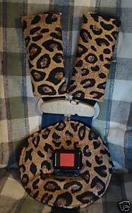 BELLY PAD & CAR SEAT STRAP COVERS FITS BRITAX  LEOPARD  