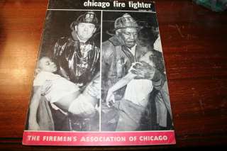   firefighter magazine 60s 70s local 2 chicago firemen magazin  