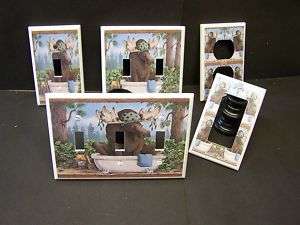MOOSE BATHTUB BATHROOM LIGHT SWITCH OR OUTLET COVER  