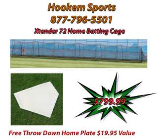 Heater Xtender 72 Complete Home Batting Cage 72x12x12  