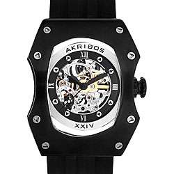 Akribos XXIV Gladiator Automatic Black Watch  Overstock