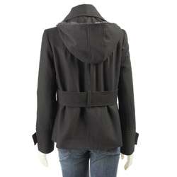 Coffee Shop Womens Baby Doll Hooded Jacket  Overstock