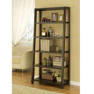 Coffee Bean 5 tier Step Bookcase  Overstock