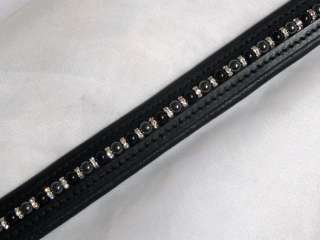 Abalone Bling Dressage English Bridle Browband Cob OS  