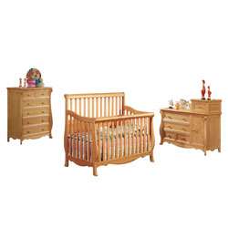 Jamie Crib, Changing Table, and Chest/Dresser Set  