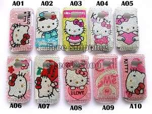 10x Hello kitty Bling Case Cover Skin for NOKIA C3 New  