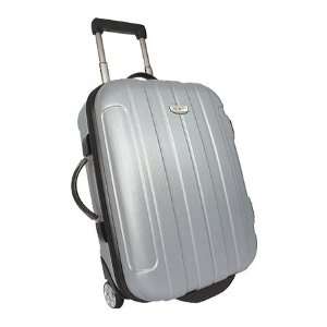    Travelers Choice Silver Hard Shell Suitcase 